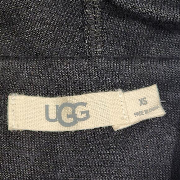 Ugg Brushed‎ Knit Pajama Pants Size XS Black Super Soft - Picture 4 of 8